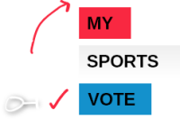 My sports vote
