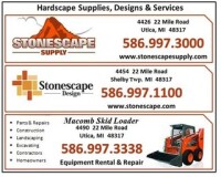 Stonescape Design, Stonescape Supply, Macomb Skid Loader, Stonescape Heavy Equipment
