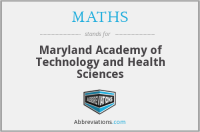 Maryland academy of technology and health sciences (maths charter school)