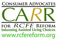 Consumer advocates for rcfe reform (carr)