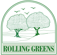 Rolling greens golf course