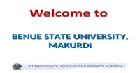 Ict directorate, benue state university