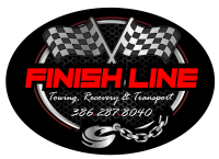 Finish line towing and transporter