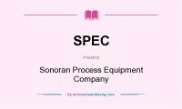 Sonoran process equipment company