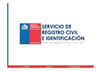 Servicio de registro civil e identificación