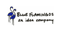 Blue flamingos an idea company