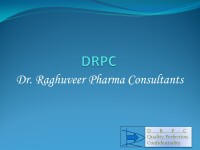Dr raghuveer,s pharma consultants