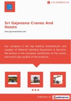Sri gajanana cranes and hoists - india