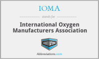 International oxygen manufacturers assn.