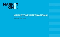 Marketone international