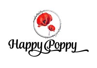 Poppy flower writing