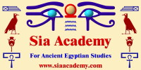 Sia academy for ancient egyptian studies