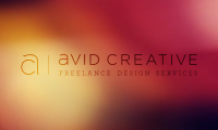 Avid creative graphic design