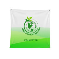 The greener-goods, producer of green fabric banners and eco-blankies