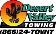 Desert valley towing