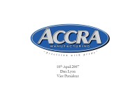 Accra manufacturing inc
