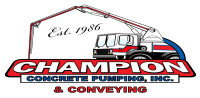 Champion concrete pumping inc