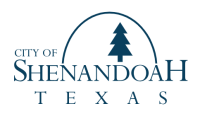 City of shenandoah, texas