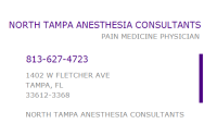 North tampa anesthesia cons