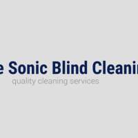 Sonic blind cleaning