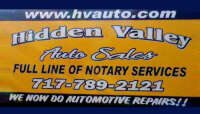 Hidden valley auto sale
