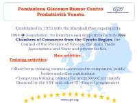 Fondazione Giacomo Rumor - Centro Produttività Veneto