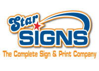 Star sign and banner
